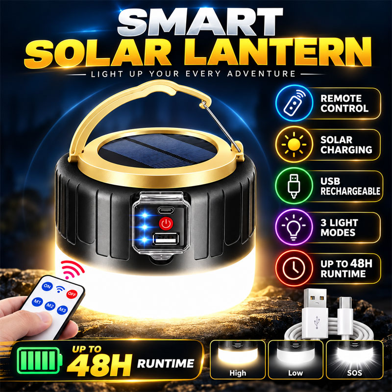 Power Bank - Lanterna da campeggio a LED con