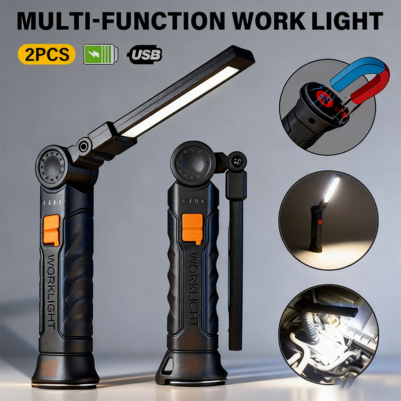 Power Bank - Torcia portatile a LED COB Lampada