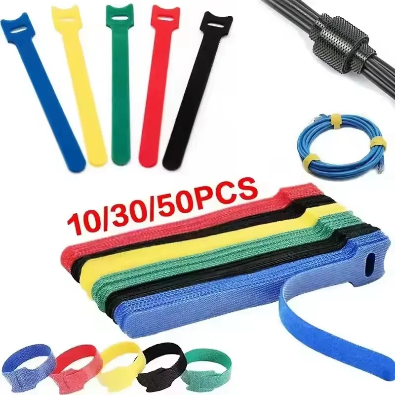 Cable Organizer - 10/30/50PCS Organizzatore per cavi USB, fascette