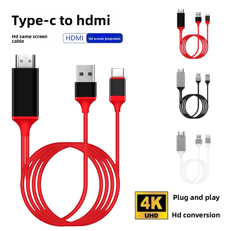 Hdmi Adapter - Adattatore Type-C a HDMI 4K da