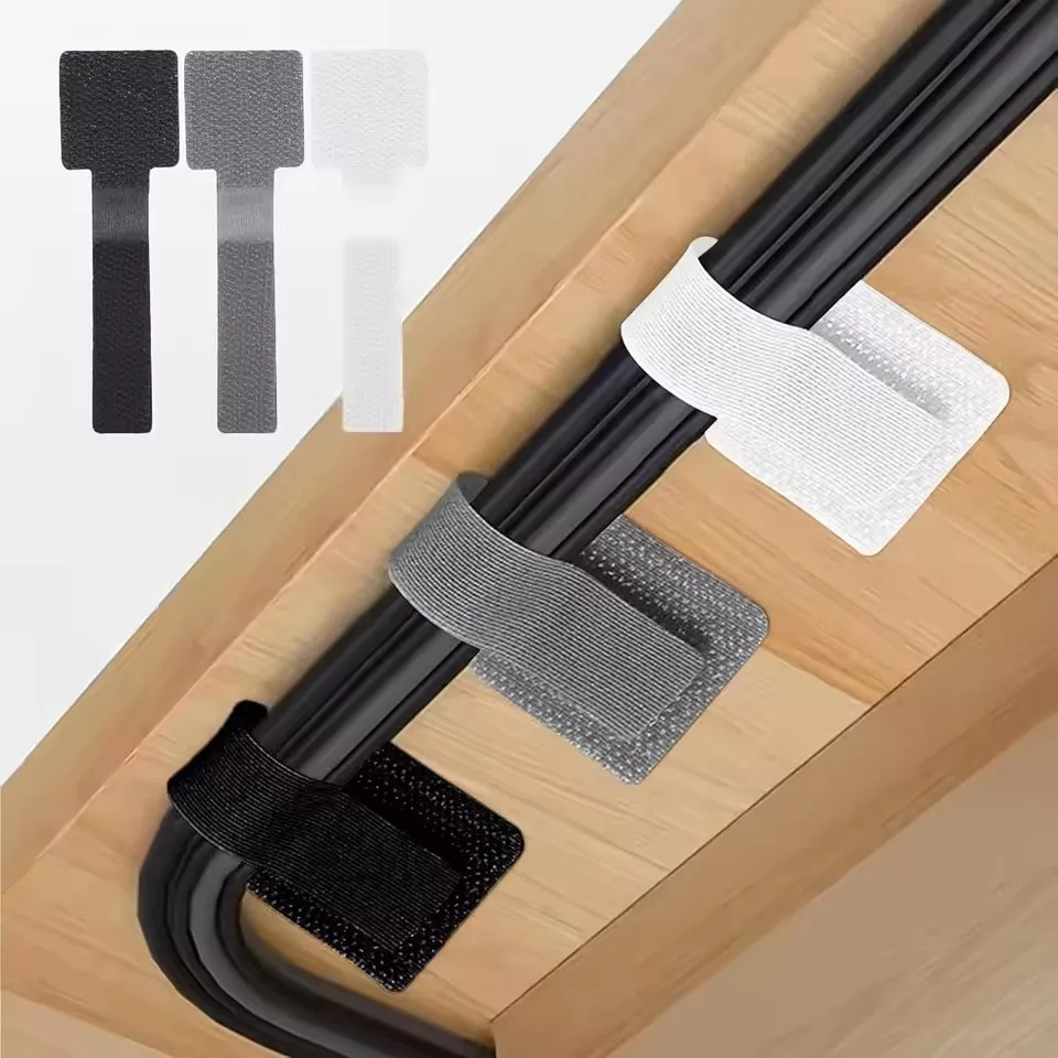 Cable Organizer - Nuove fascette riutilizzabili, fascette autoadesive, supporto