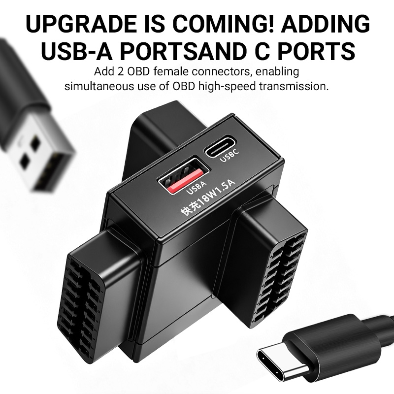 Adattatore splitter OBD2 da 1  - Usb Charger recensione e prezzo