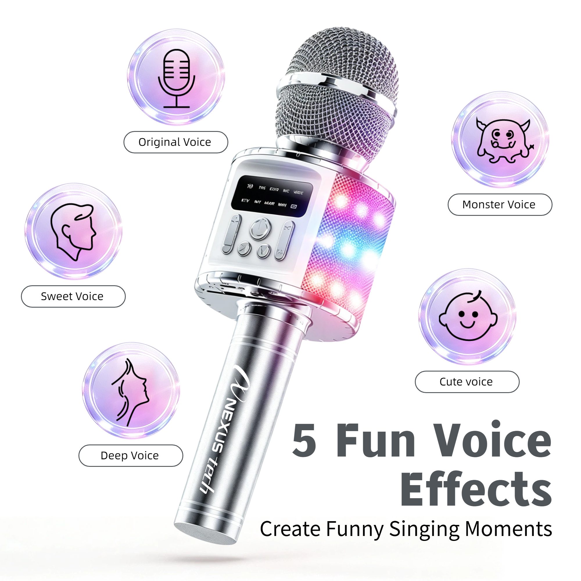 Microfono karaoke wireless con - Bluetooth Speaker recensione e prezzo